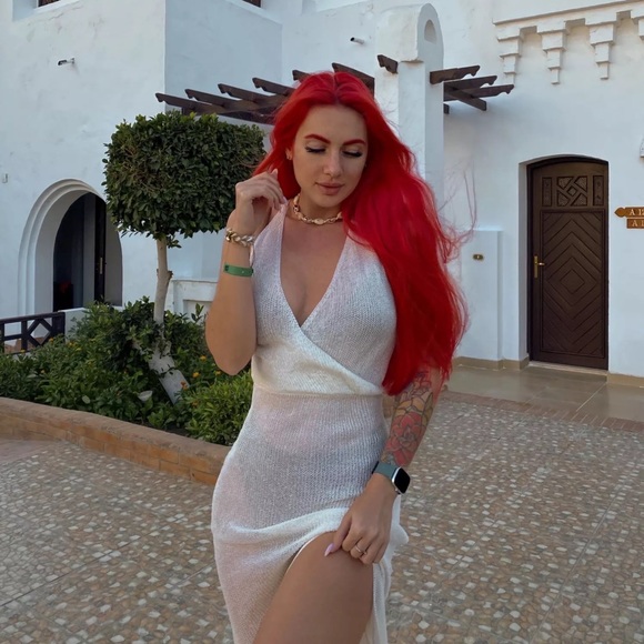 New Boho Crochet Beach Dress Swim Cover Up Maxi Midi - Picture 10 of 17